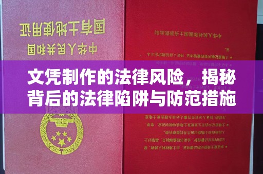 上高文凭制作的法律风险，揭秘背后的法律陷阱与防范措施